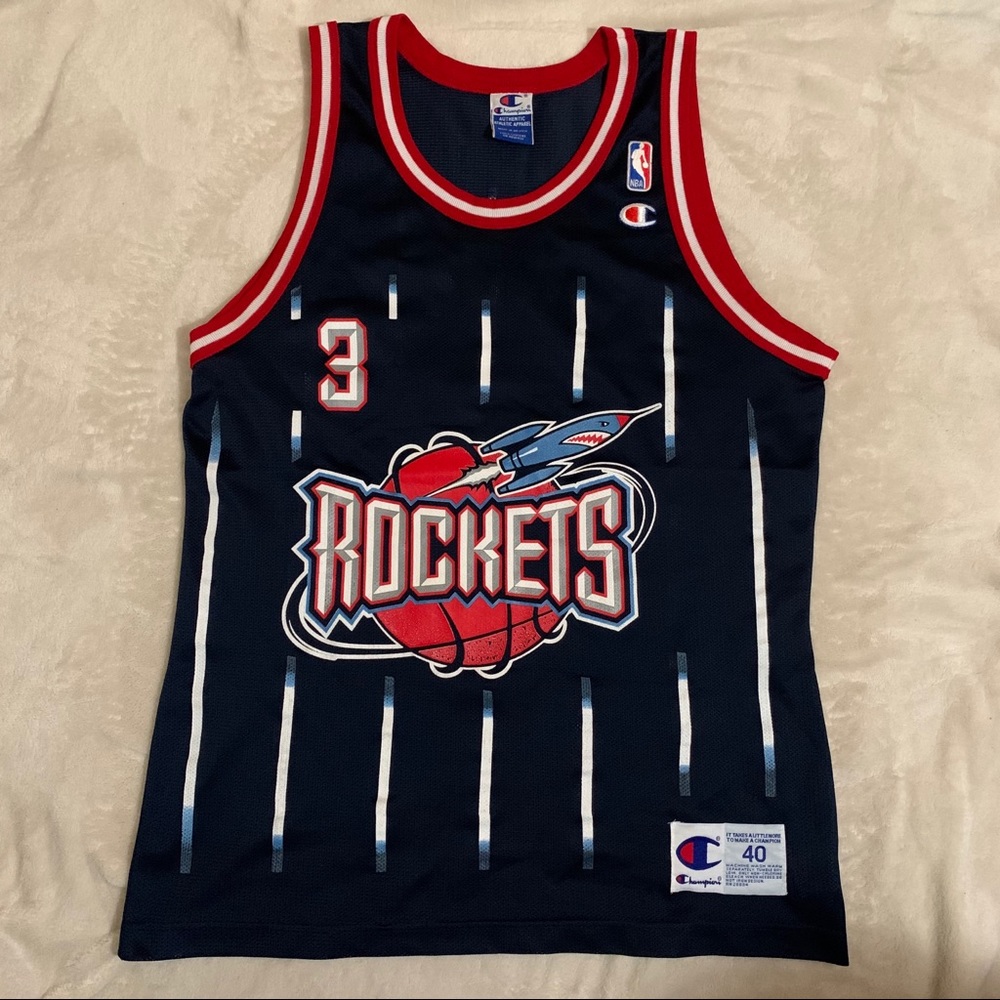 Steve Francis Houston Rockets Champion Jersey